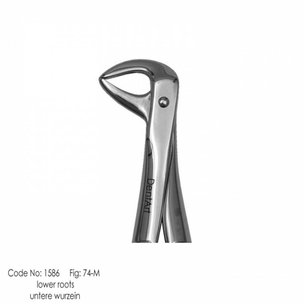 Extraction Forceps. Fig No.74 M - UK Type